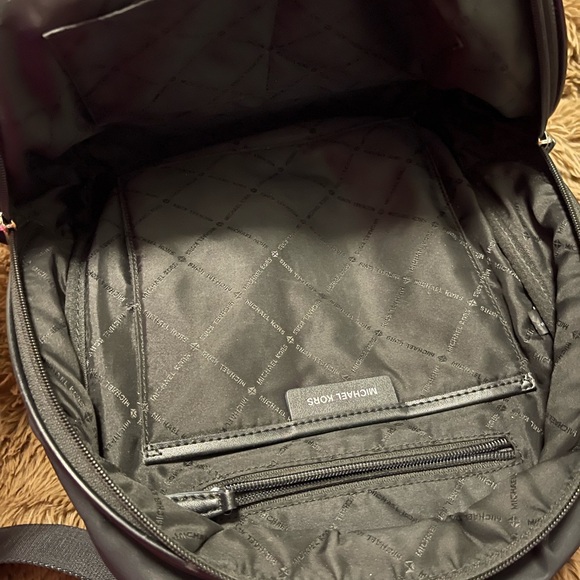 Michael Kors Sleek Black Backpack - Picture 4 of 4